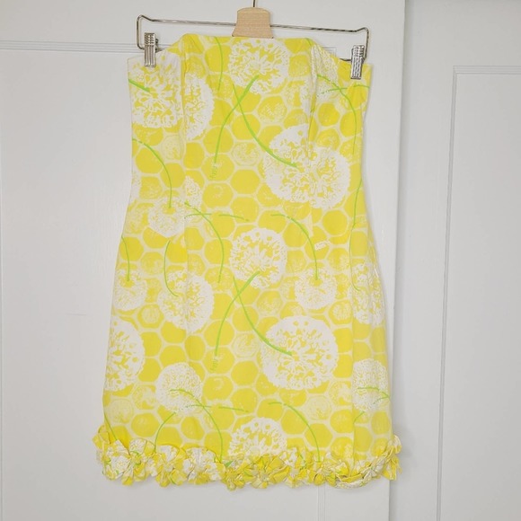 Lilly Pulitzer Olie Dandelion Yellow Spring Dress - Picture 2 of 7